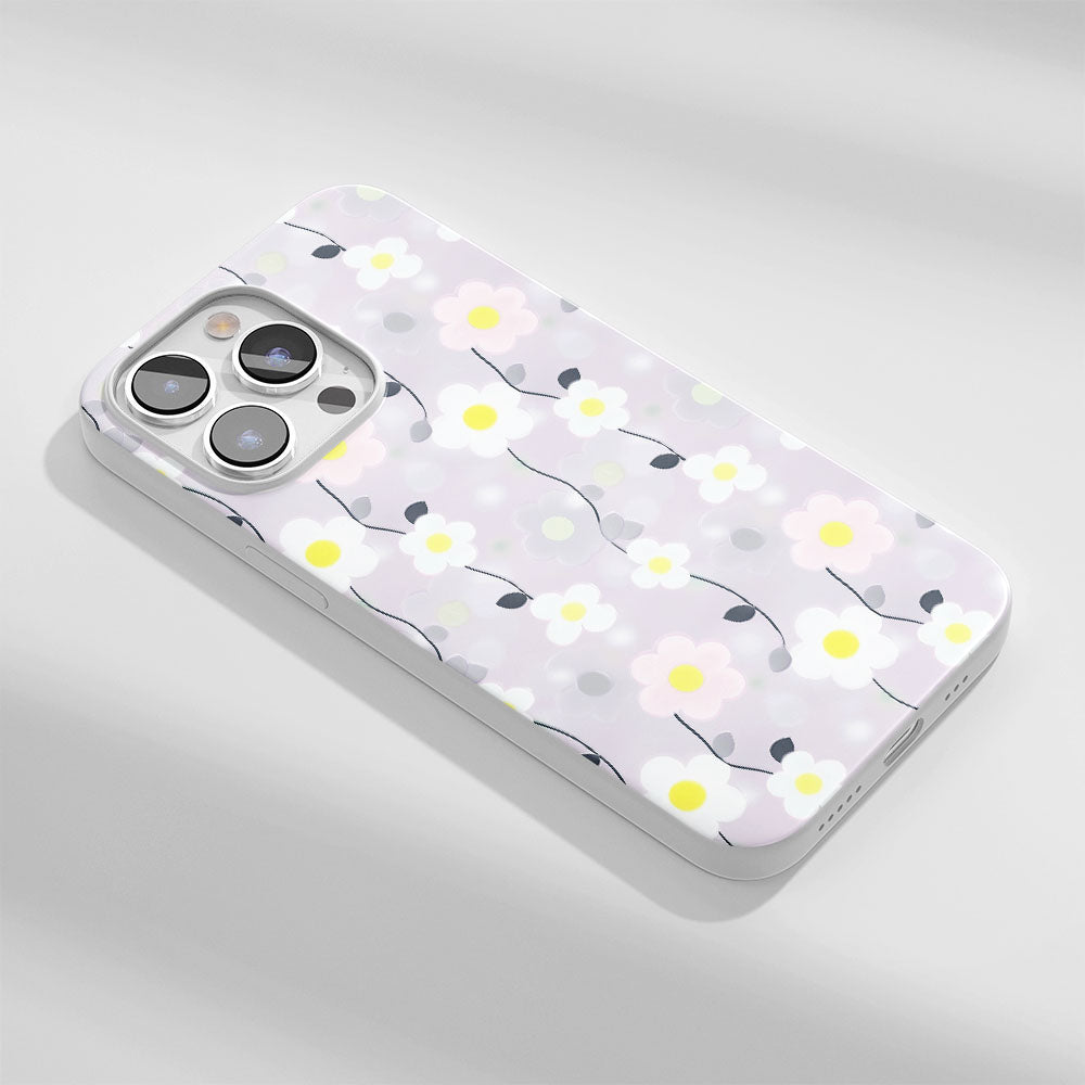 最新第三代水晶堅韌光澤茉莉花 iPhone 手機殼（適用於 MagSafe） 
