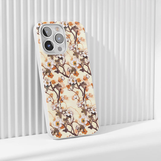 最新第三代水晶堅韌光澤茉莉花 iPhone 手機殼