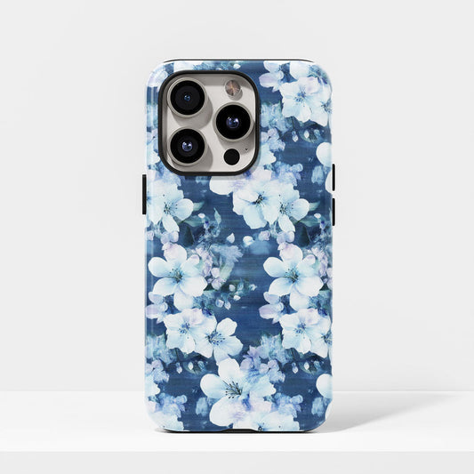 雙層半手工印花霧面茉莉 iPhone 手機殼
