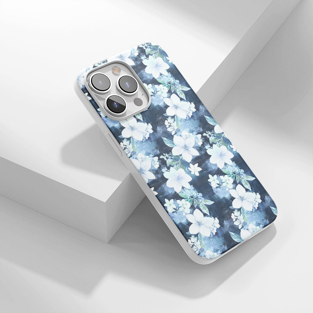 Latest 3rd-Generation Crystal Tough Glossy Jasmine iPhone Case (MagSafe-Compatible)