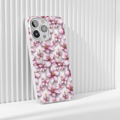 Latest 3rd-Generation Crystal Tough Glossy Lily iPhone Case (MagSafe-Compatible)