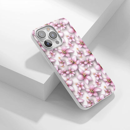 Latest 3rd-Generation Crystal Tough Glossy Lily iPhone Case (MagSafe-Compatible)