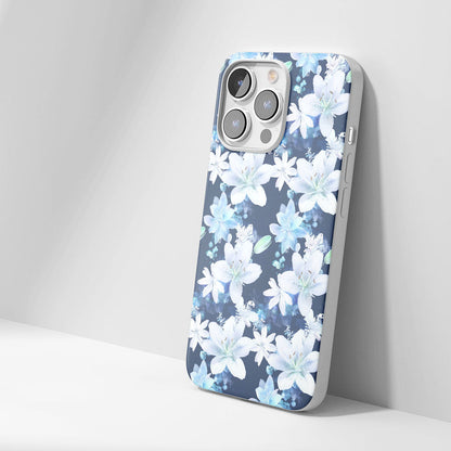 Latest 3rd-Generation Crystal Tough Glossy Lily iPhone Case (MagSafe-Compatible)