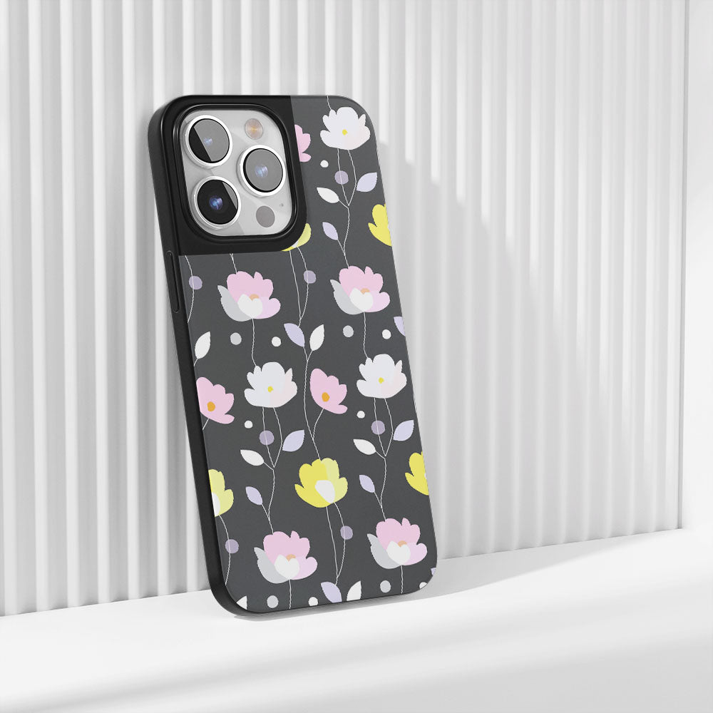 เคส iPhone ลายดอกโบตั๋นเคลือบด้านทนทานระดับอุตสาหกรรม 