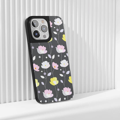เคส iPhone ลายดอกโบตั๋นเคลือบด้านทนทานระดับอุตสาหกรรม 