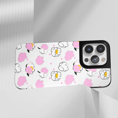 เคส iPhone ลายดอกโบตั๋นเคลือบด้านทนทานระดับอุตสาหกรรม 