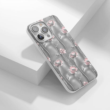เคส iPhone สี Crystal Tough Glossy Peony รุ่นที่ 3 รุ่นล่าสุด 