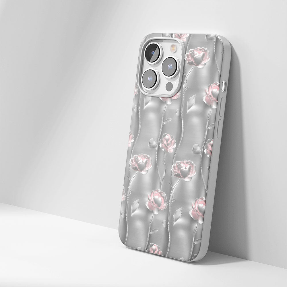 เคส iPhone สี Crystal Tough Glossy Peony รุ่นที่ 3 รุ่นล่าสุด 