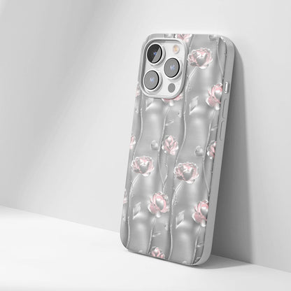 เคส iPhone สี Crystal Tough Glossy Peony รุ่นที่ 3 รุ่นล่าสุด 
