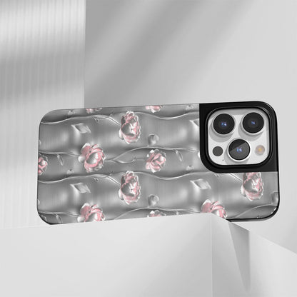 เคส iPhone ลายดอกโบตั๋นเคลือบด้านทนทานระดับอุตสาหกรรม 