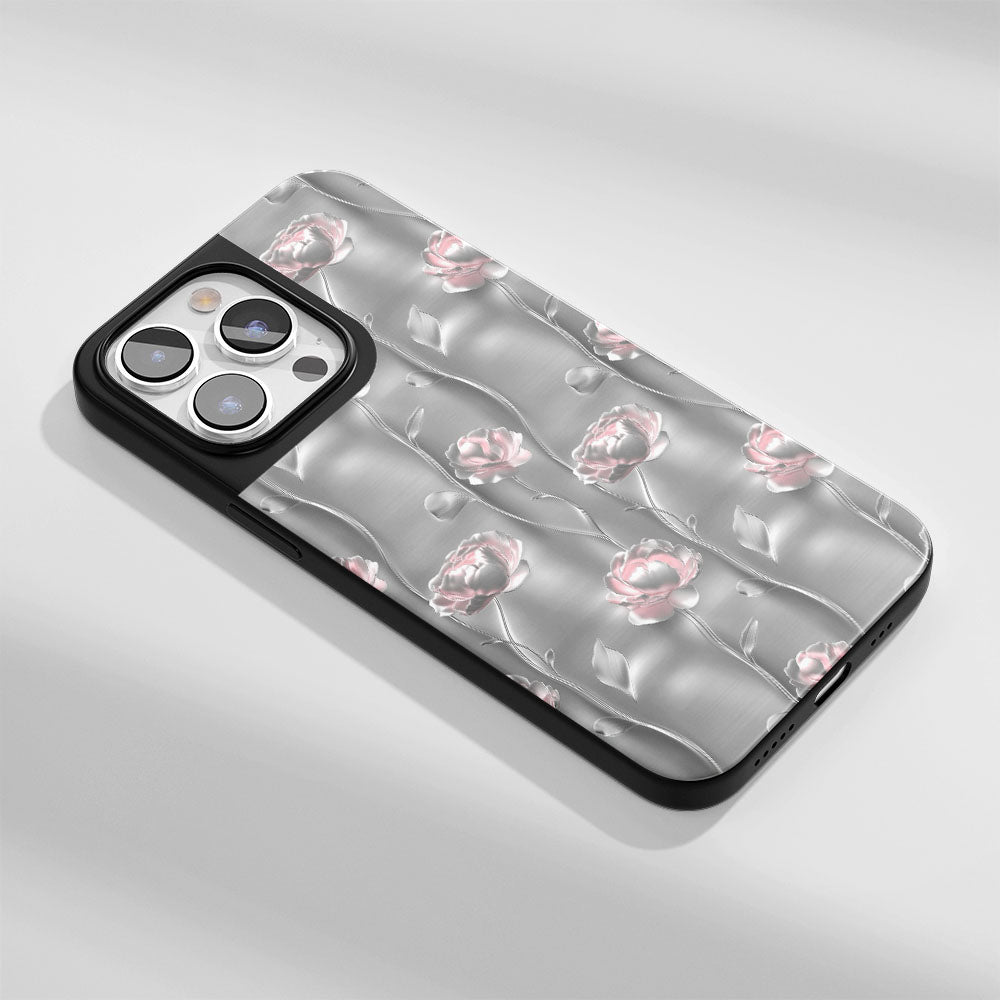 เคส iPhone ลายดอกโบตั๋นเคลือบด้านทนทานระดับอุตสาหกรรม 