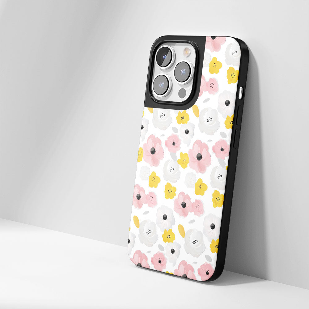 เคส iPhone ลายดอกโบตั๋นเคลือบด้านทนทานระดับอุตสาหกรรม 