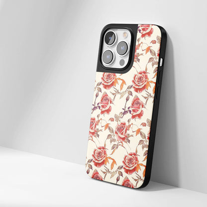 เคส iPhone สีแดงกุหลาบด้านแบบทนทานระดับอุตสาหกรรม (รองรับ MagSafe) 