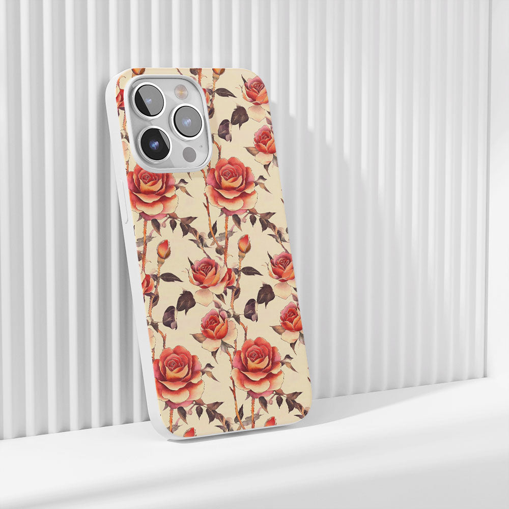 เคส iPhone สี Crystal Tough Glossy Red Rose รุ่นที่ 3 รุ่นล่าสุด 