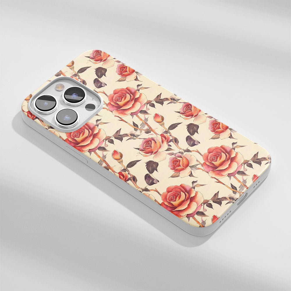 เคส iPhone สี Crystal Tough Glossy Red Rose รุ่นที่ 3 รุ่นล่าสุด 