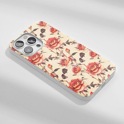 เคส iPhone สี Crystal Tough Glossy Red Rose รุ่นที่ 3 รุ่นล่าสุด 