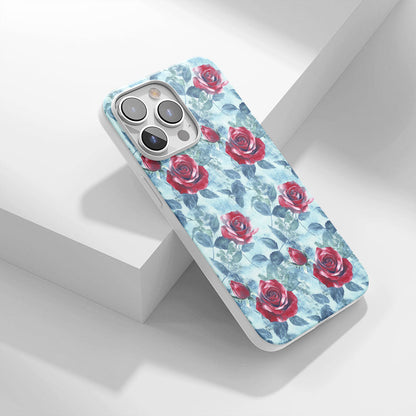 เคส iPhone สี Crystal Tough Glossy Red Rose รุ่นที่ 3 รุ่นล่าสุด 