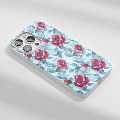 เคส iPhone สี Crystal Tough Glossy Red Rose รุ่นที่ 3 รุ่นล่าสุด 