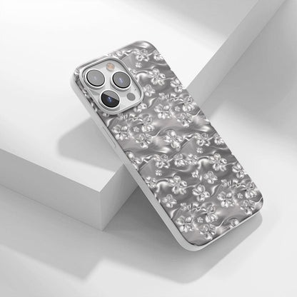 最新第三代水晶堅韌光澤櫻花 iPhone 手機殼（與 MagSafe 兼容） 