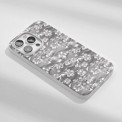 最新第三代水晶堅韌光澤櫻花 iPhone 手機殼（與 MagSafe 兼容） 