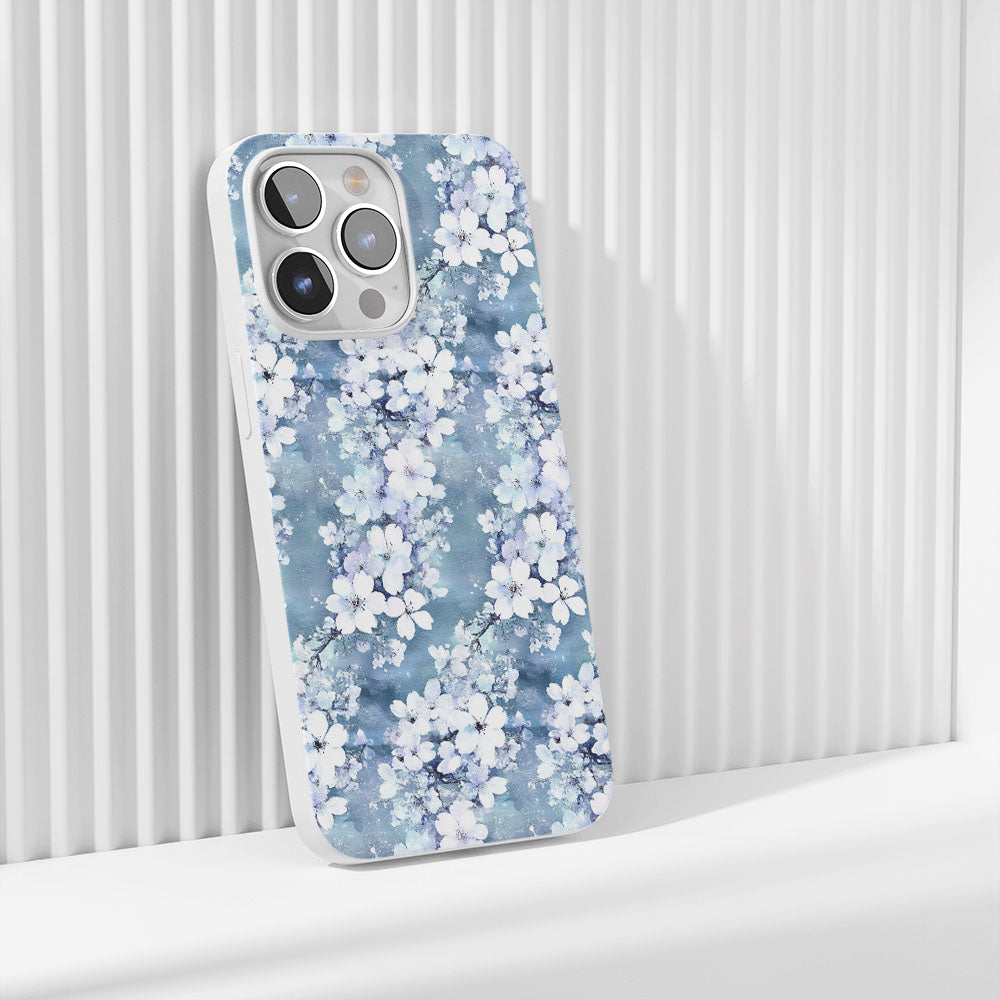最新第三代水晶堅韌光澤櫻花 iPhone 手機殼（與 MagSafe 兼容） 