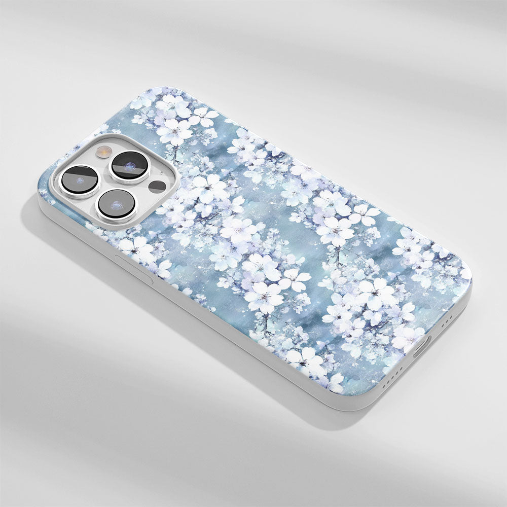 最新第三代水晶堅韌光澤櫻花 iPhone 手機殼（與 MagSafe 兼容） 