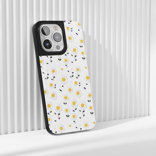 เคส iPhone แบบด้านทนทานระดับอุตสาหกรรมที่มีลวดลายดอกทานตะวัน (รองรับ MagSafe)