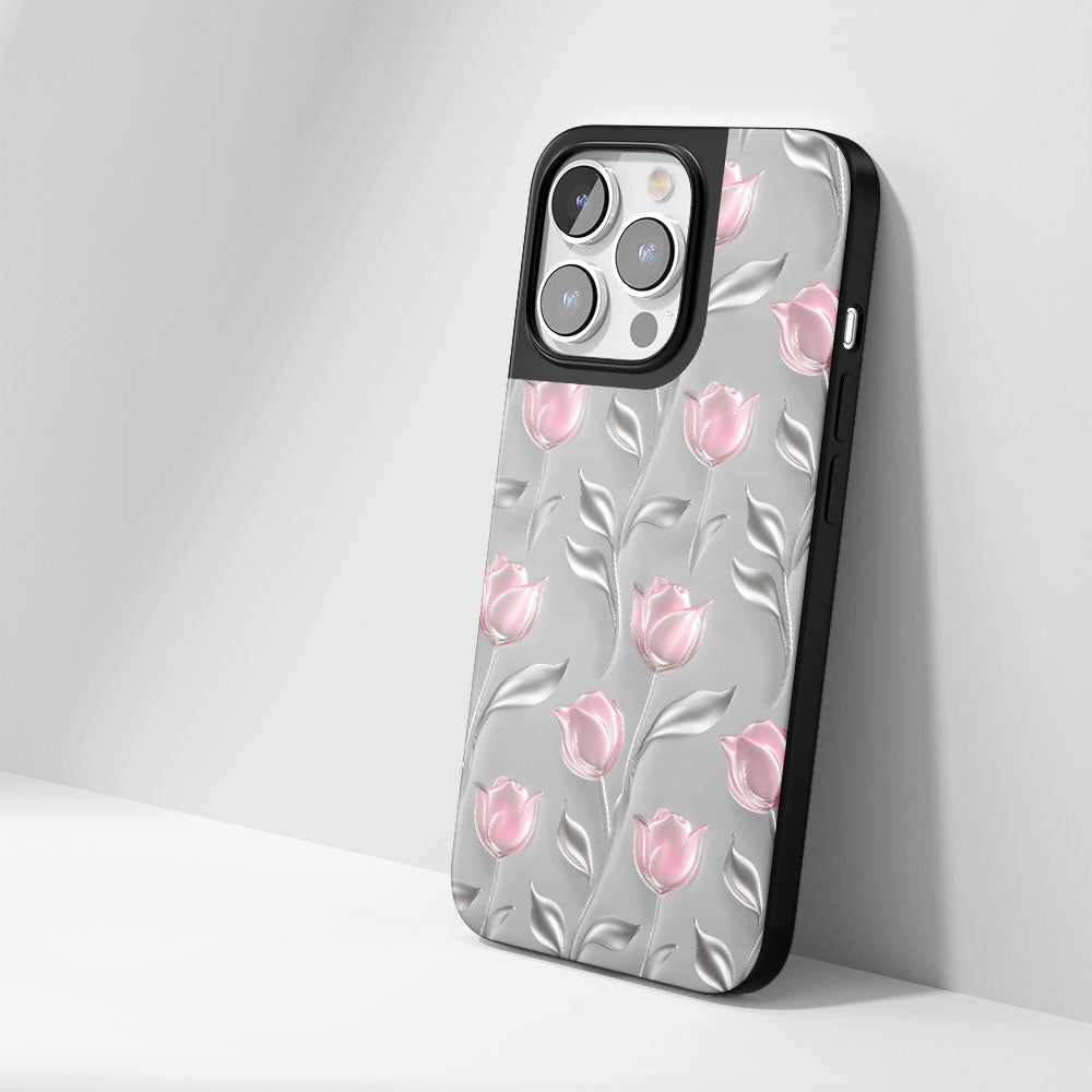 Industry-Level Tough Matte Tulip iPhone Case (MagSafe-Compatible)