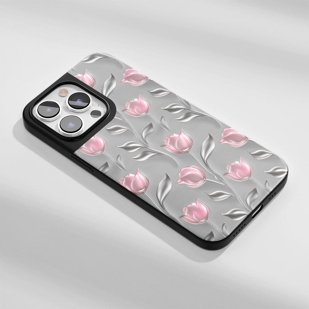 Industry-Level Tough Matte Tulip iPhone Case (MagSafe-Compatible)