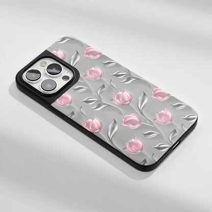 Industry-Level Tough Matte Tulip iPhone Case (MagSafe-Compatible)