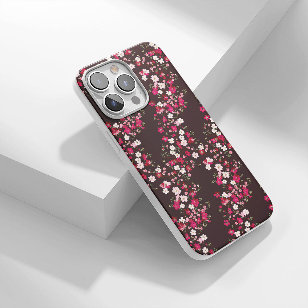 Latest 3rd-Generation Crystal Tough Glossy Sakura iPhone Case (MagSafe-Compatible)