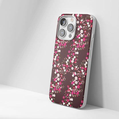 Latest 3rd-Generation Crystal Tough Glossy Sakura iPhone Case (MagSafe-Compatible)