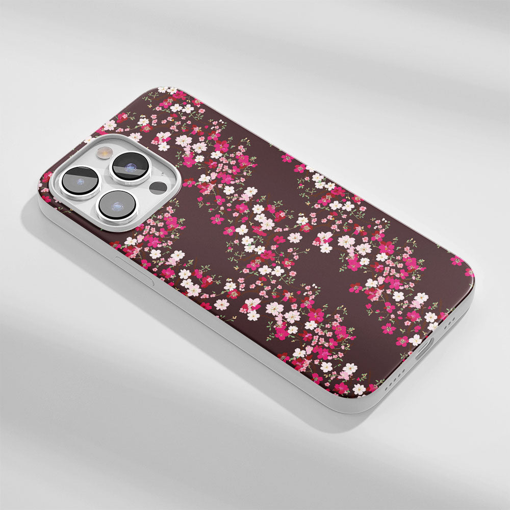 Latest 3rd-Generation Crystal Tough Glossy Sakura iPhone Case (MagSafe-Compatible)