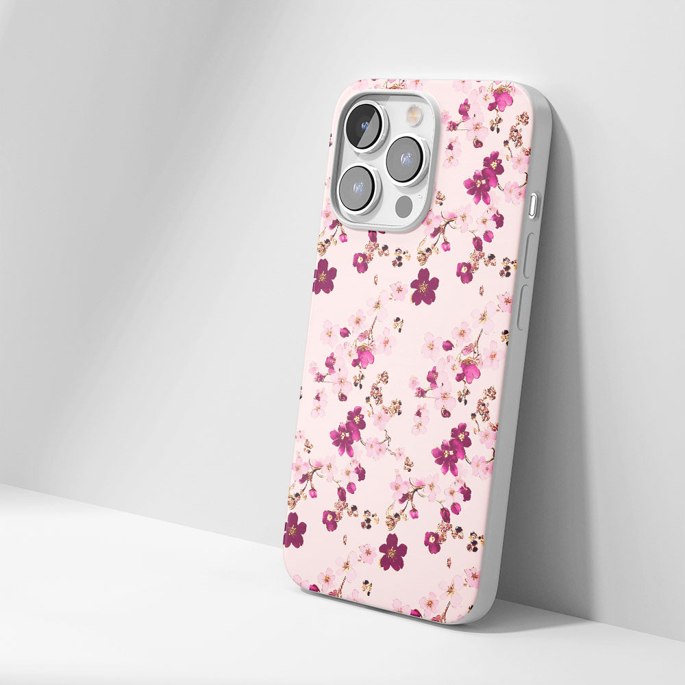Latest 3rd-Generation Crystal Tough Glossy Sakura iPhone Case (MagSafe-Compatible)