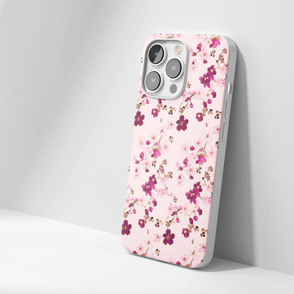 Latest 3rd-Generation Crystal Tough Glossy Sakura iPhone Case (MagSafe-Compatible)