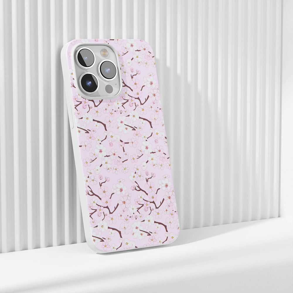 Latest 3rd-Generation Crystal Tough Glossy Sakura iPhone Case (MagSafe-Compatible)
