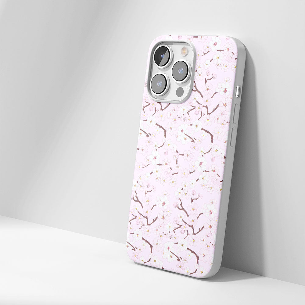 Latest 3rd-Generation Crystal Tough Glossy Sakura iPhone Case (MagSafe-Compatible)