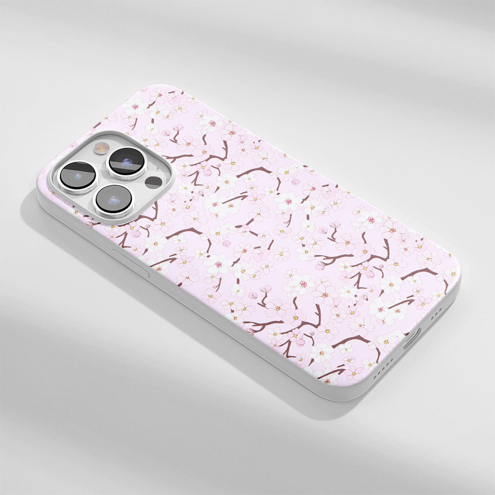 Latest 3rd-Generation Crystal Tough Glossy Sakura iPhone Case (MagSafe-Compatible)