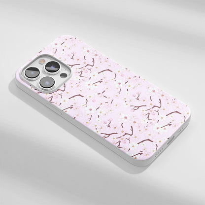Latest 3rd-Generation Crystal Tough Glossy Sakura iPhone Case (MagSafe-Compatible)