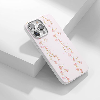 最新第三代水晶堅韌光澤櫻花 iPhone 手機殼（與 MagSafe 兼容） 