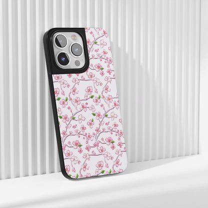 工業級堅固霧面櫻花 iPhone 手機殼（相容於 MagSafe） 