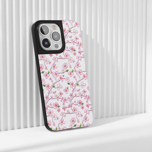 工業級堅固霧面櫻花 iPhone 手機殼（相容於 MagSafe） 