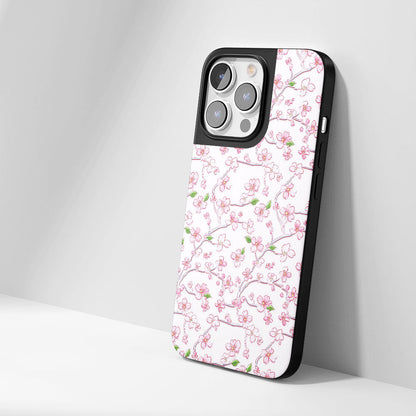 工業級堅固霧面櫻花 iPhone 手機殼（相容於 MagSafe） 