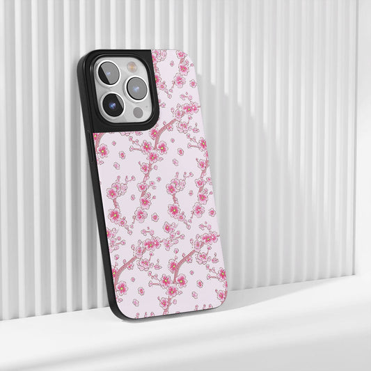 工業級堅固霧面櫻花 iPhone 手機殼（相容於 MagSafe） 