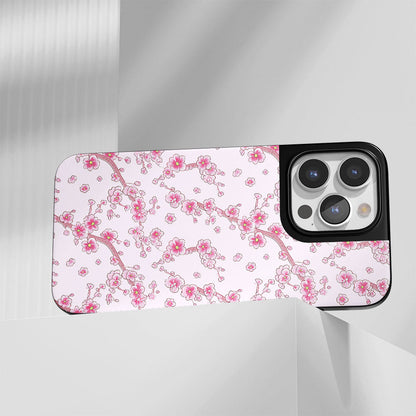 工業級堅固霧面櫻花 iPhone 手機殼（相容於 MagSafe） 