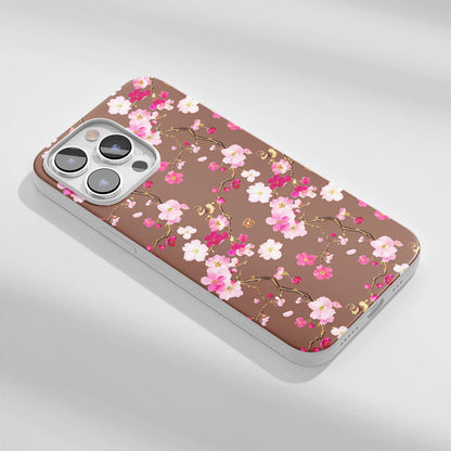 最新第三代水晶硬質亮面櫻花 iPhone 手機殼