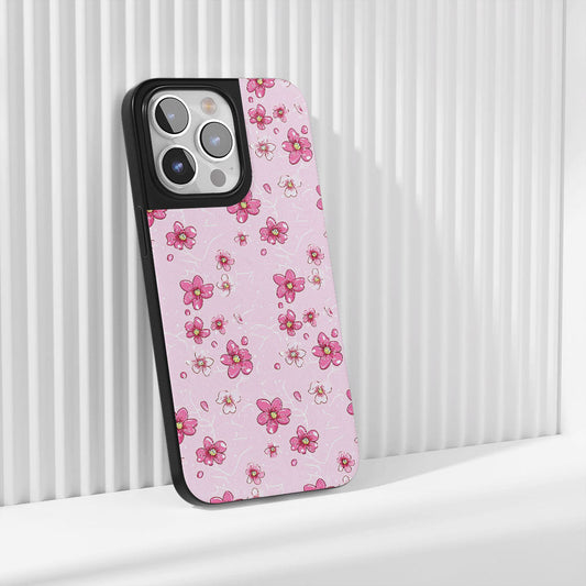 工業級堅固霧面櫻花 iPhone 手機殼（相容於 MagSafe） 