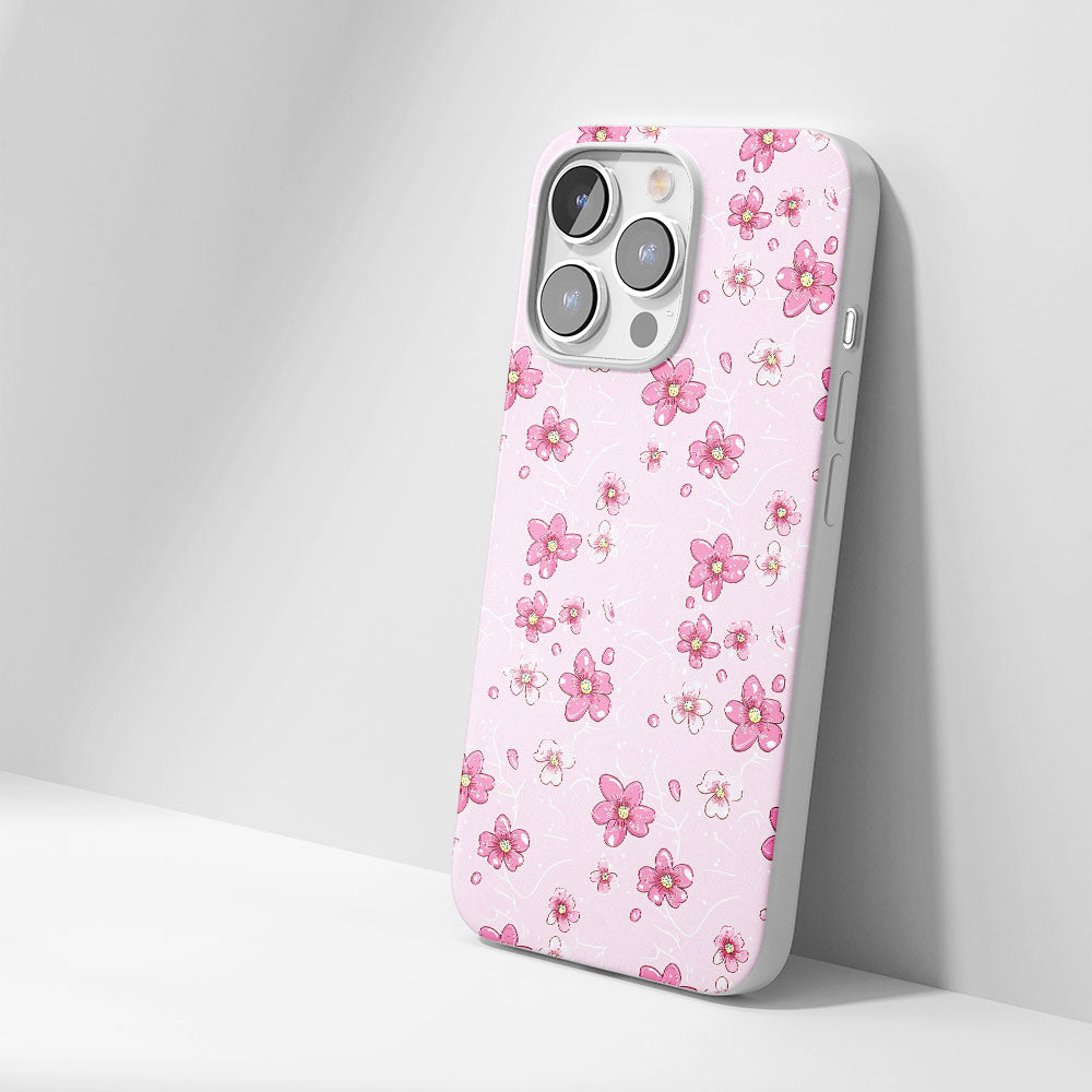 最新第三代水晶硬質亮面櫻花 iPhone 手機殼