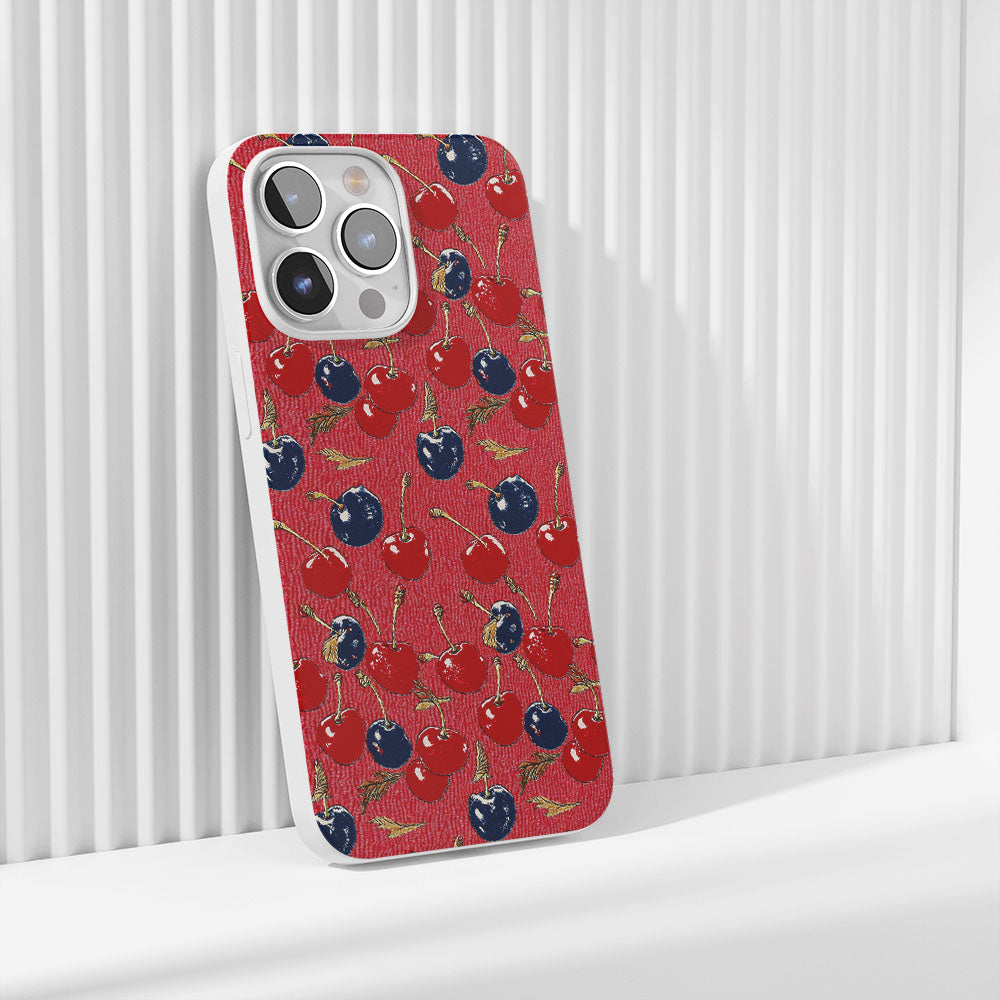 Latest 3rd-Generation Crystal Tough Glossy Cherry iPhone Case (MagSafe-Compatible)