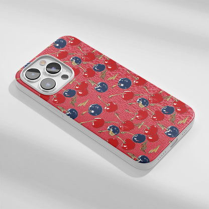 Latest 3rd-Generation Crystal Tough Glossy Cherry iPhone Case (MagSafe-Compatible)